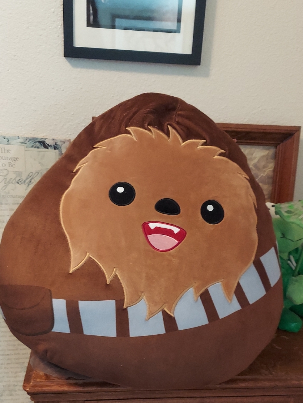 Chewbacca Plush Pillow - Brown Star Wars Character